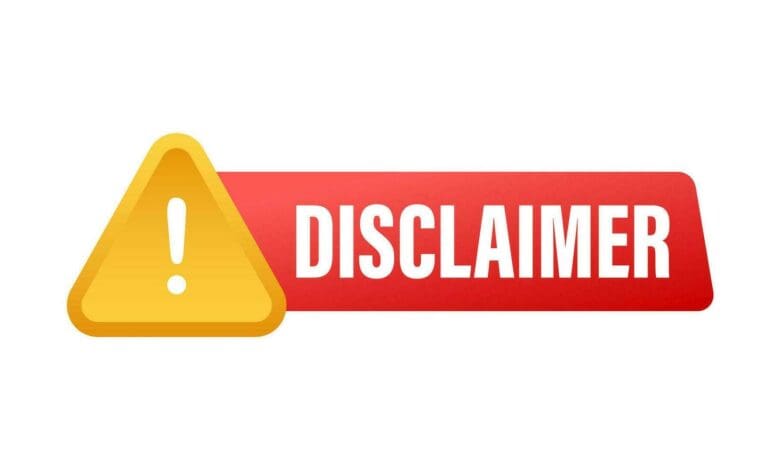 Disclaimer